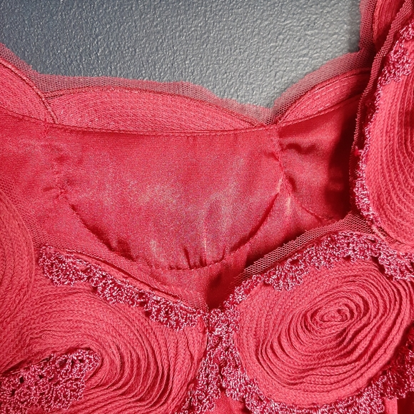 Bcbg maxariza satin burgundy dress - Picture 4 of 5